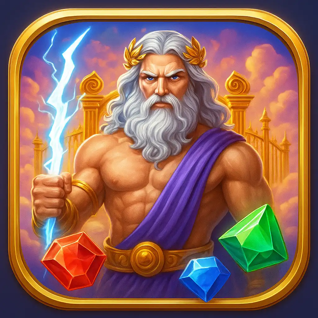 Gates of Olympus Super Scatter slot game artwork at FoxyFlush