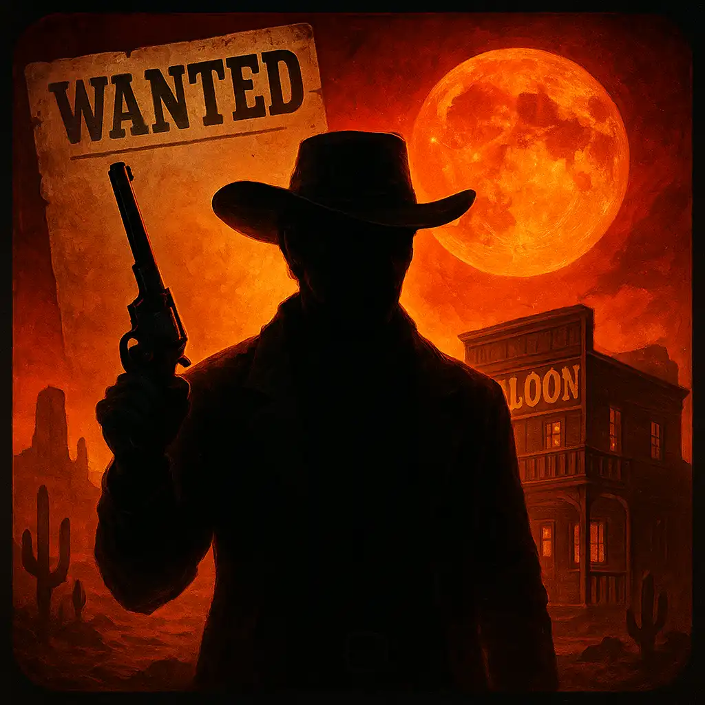 Wanted Dead or a Wild slot game artwork at FoxyFlush